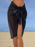 Women's Mesh Sarong Beach Wrap | Lightweight Swimsuit Cover-Up