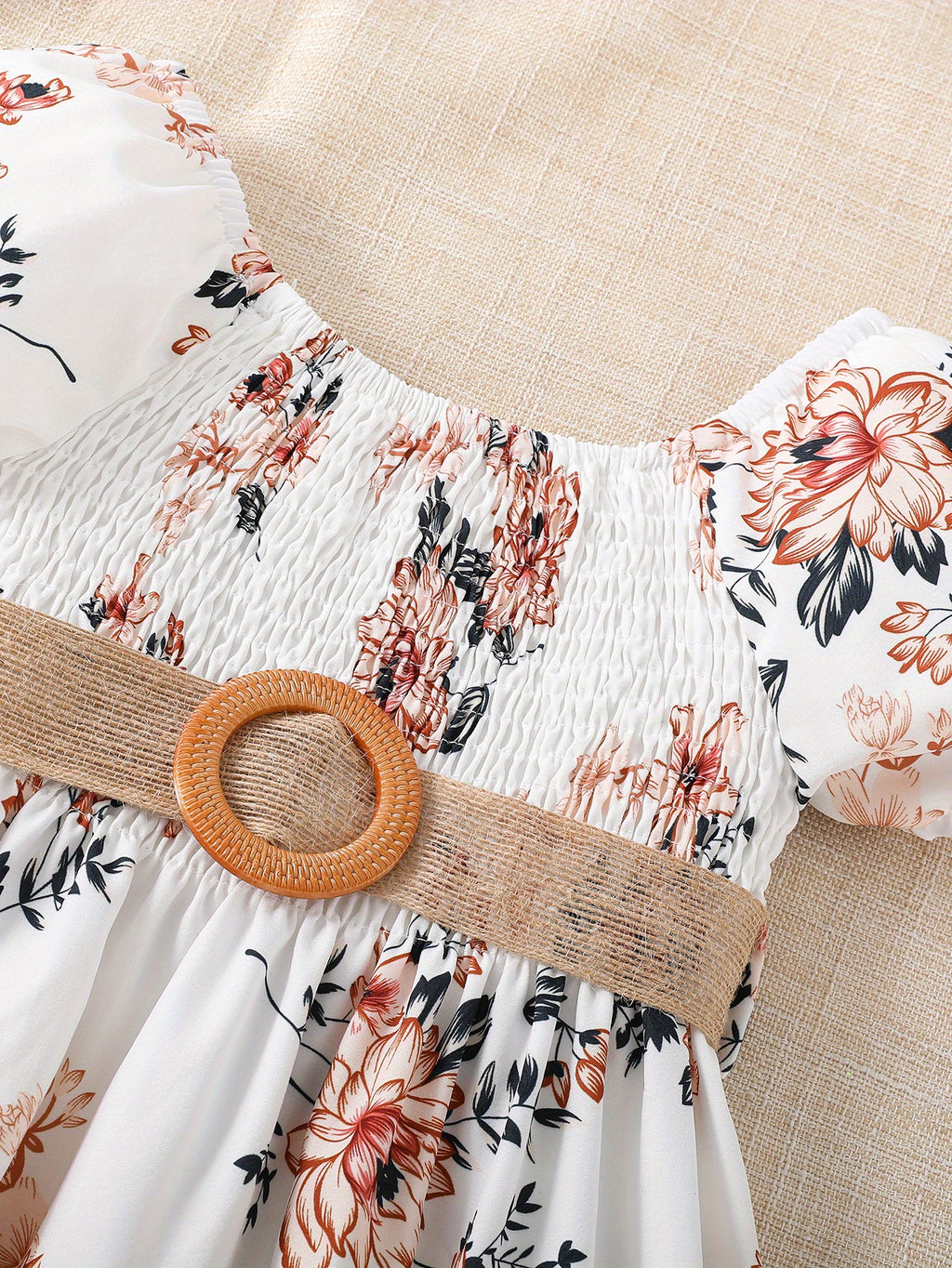 Girls Floral Princess Dress