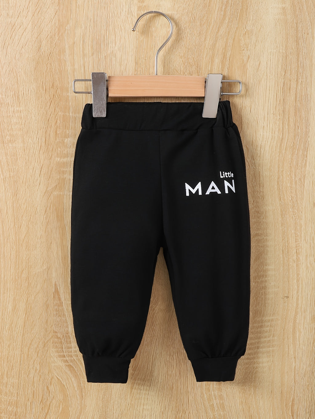 Toddler Boy 2-Piece Tracksuit – Happy Face Print Sweatshirt & Jogger Set