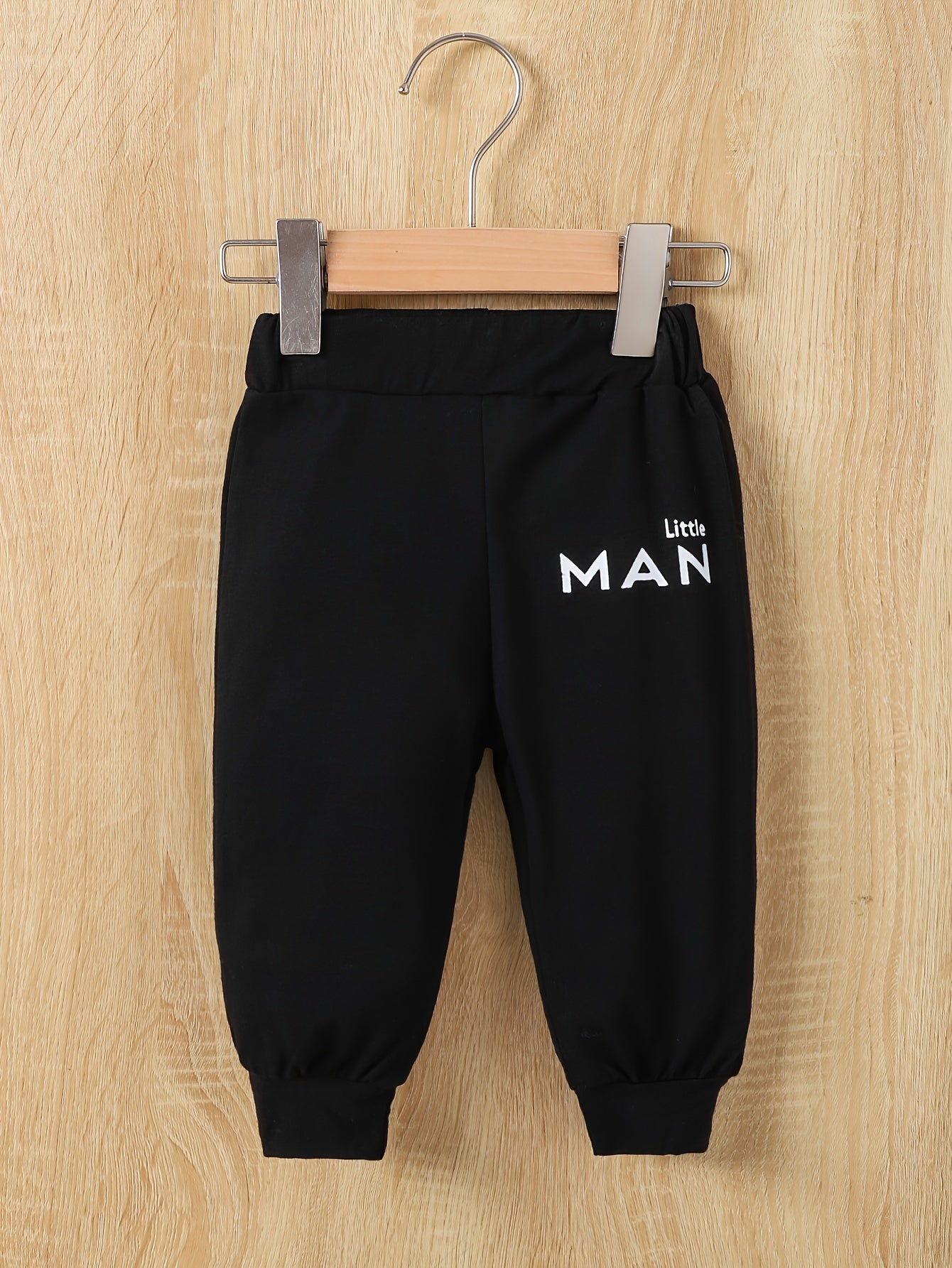 Toddler Boy 2-Piece Tracksuit – Happy Face Print Sweatshirt & Jogger Set