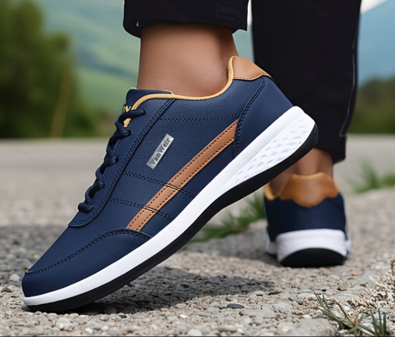 Men's Lightweight Sneakers | Breathable Lace-Up Shoes for Outdoor & Casual Wear