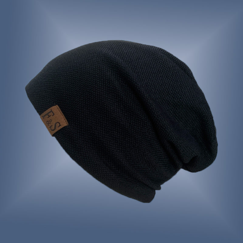 Lightweight Knit Beanie – Urban Style Toggle Closure Hat for Spring, Fall & Winter