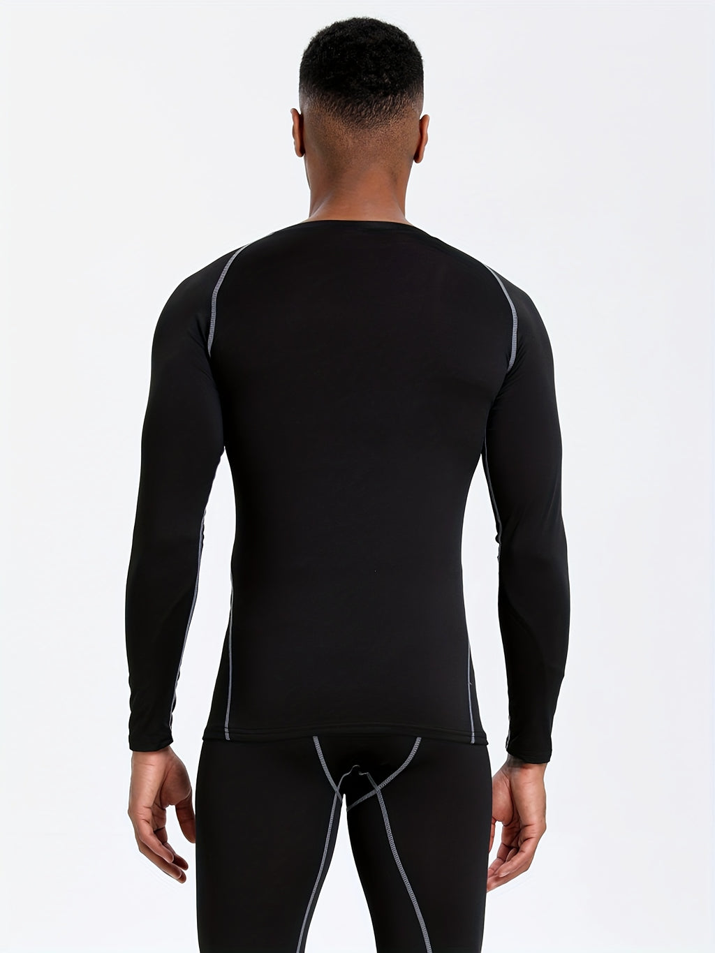 Men'S Quick-Dry Sportswear for Autumn And Winter, Suitable for Basketball, Morning Runs, And High-Elasticity Yoga Training