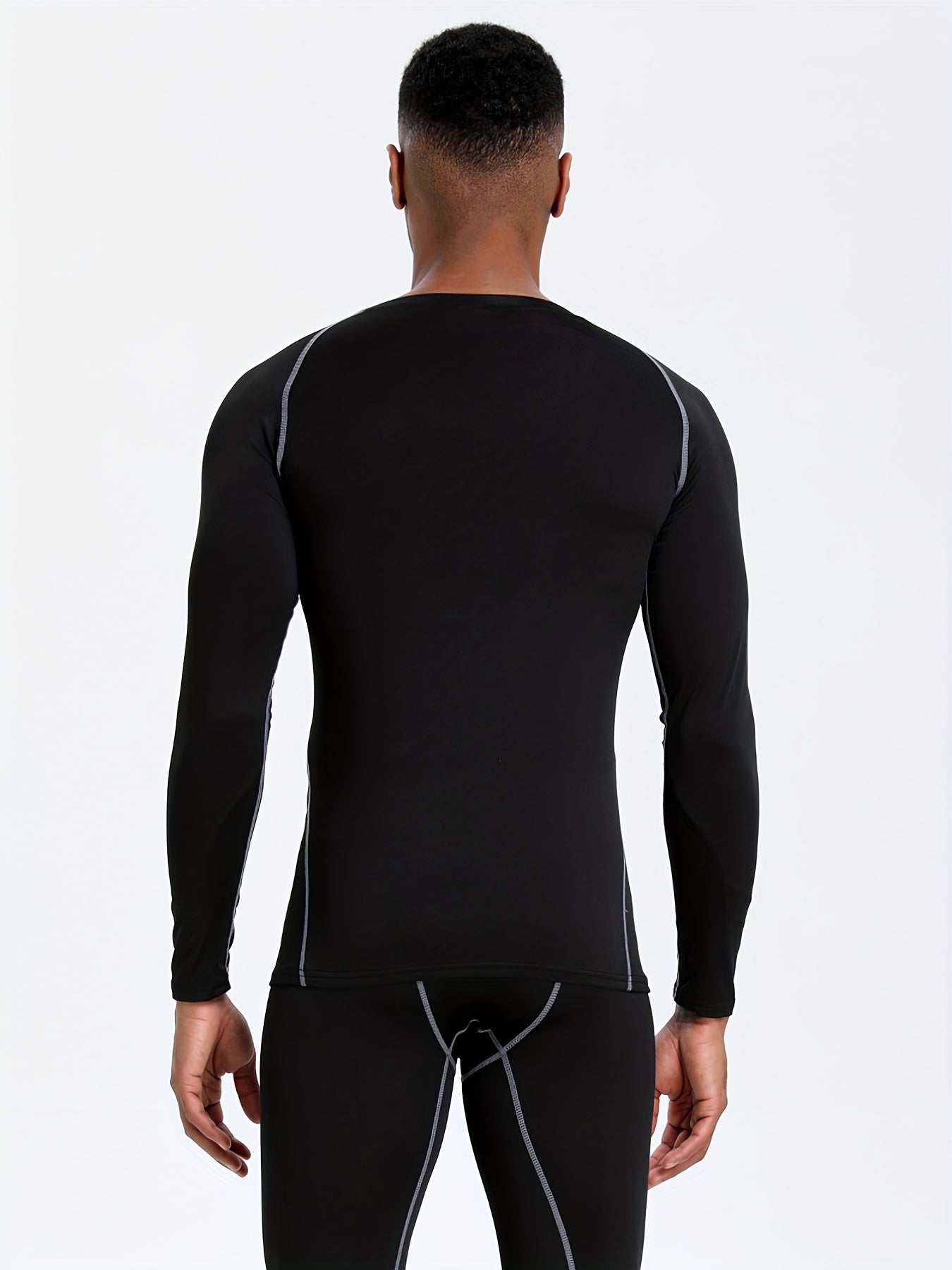 Men'S Quick-Dry Sportswear for Autumn And Winter, Suitable for Basketball, Morning Runs, And High-Elasticity Yoga Training