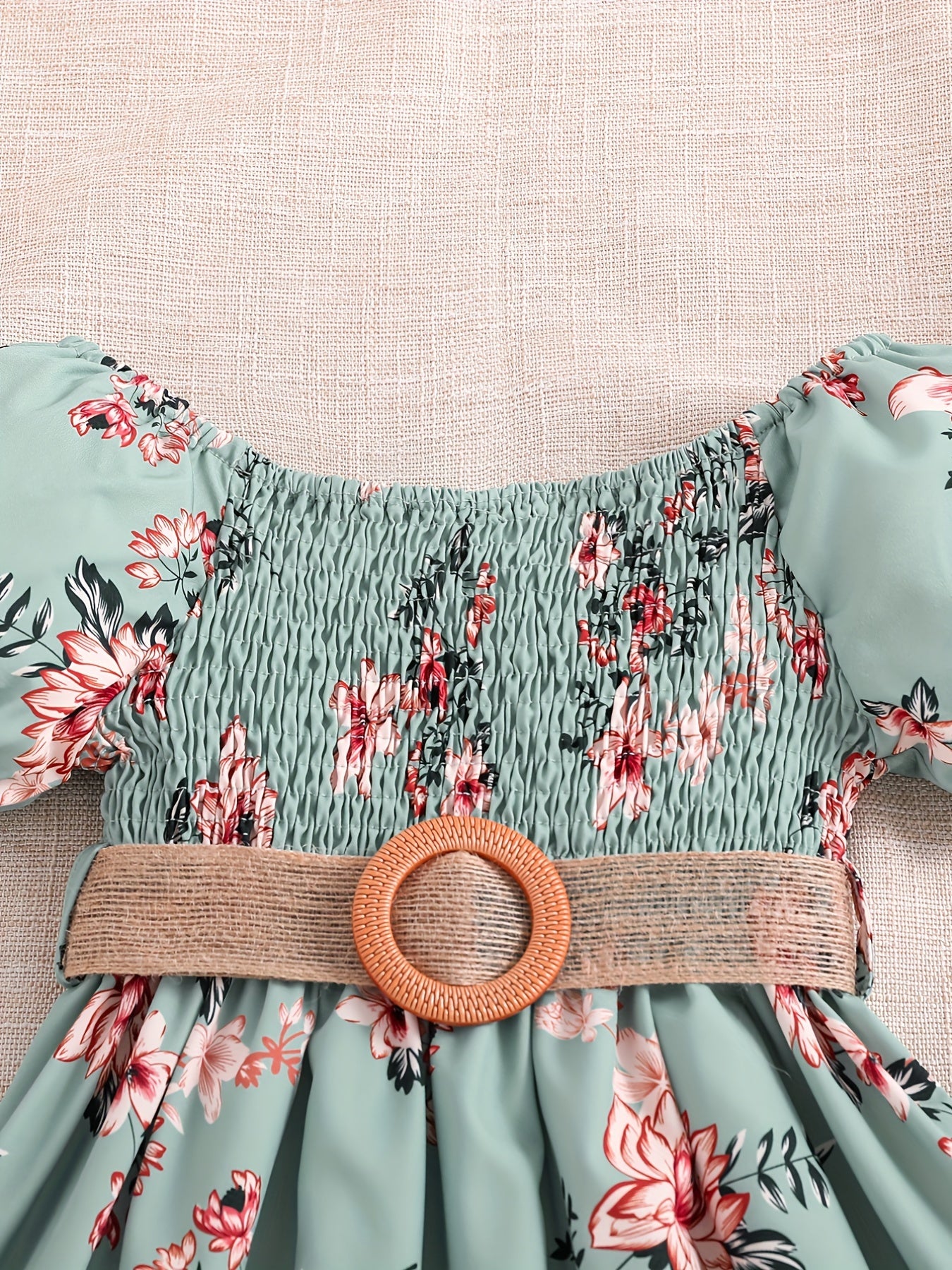 Girls Floral Princess Dress