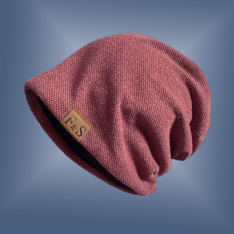 Lightweight Knit Beanie – Urban Style Toggle Closure Hat for Spring, Fall & Winter