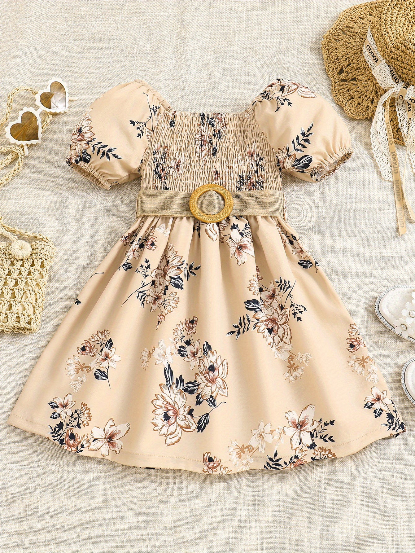 Girls Floral Princess Dress