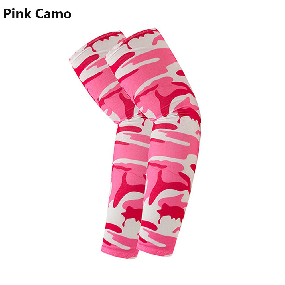 Cooling Sports Arm Sleeves (2-Pack) | UV Protection for Running, Cycling & Fishing