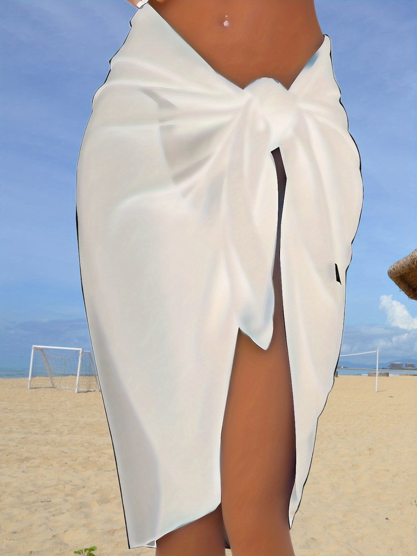 Women's Mesh Sarong Beach Wrap | Lightweight Swimsuit Cover-Up