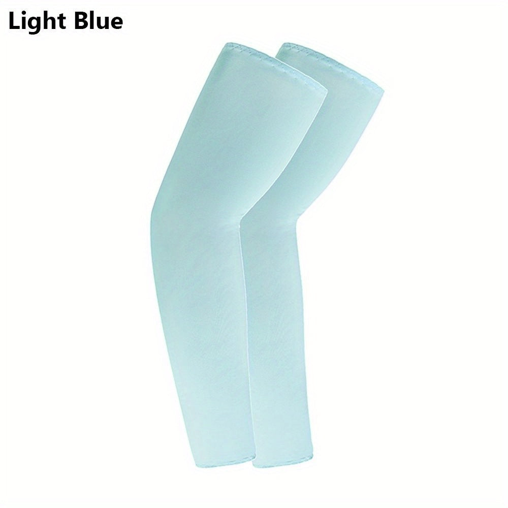 Cooling Sports Arm Sleeves (2-Pack) | UV Protection for Running, Cycling & Fishing