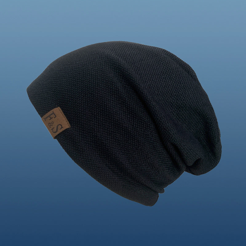 Unisex Lightweight Knit Beanie – Urban Style Toggle Closure Hat for Spring, Fall & Winter