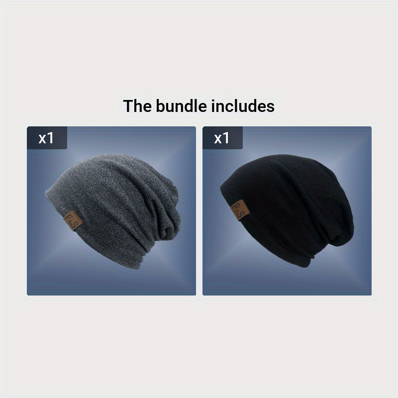 Lightweight Knit Beanie – Urban Style Toggle Closure Hat for Spring, Fall & Winter