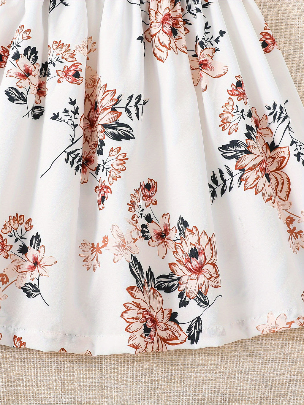 Girls Floral Princess Dress