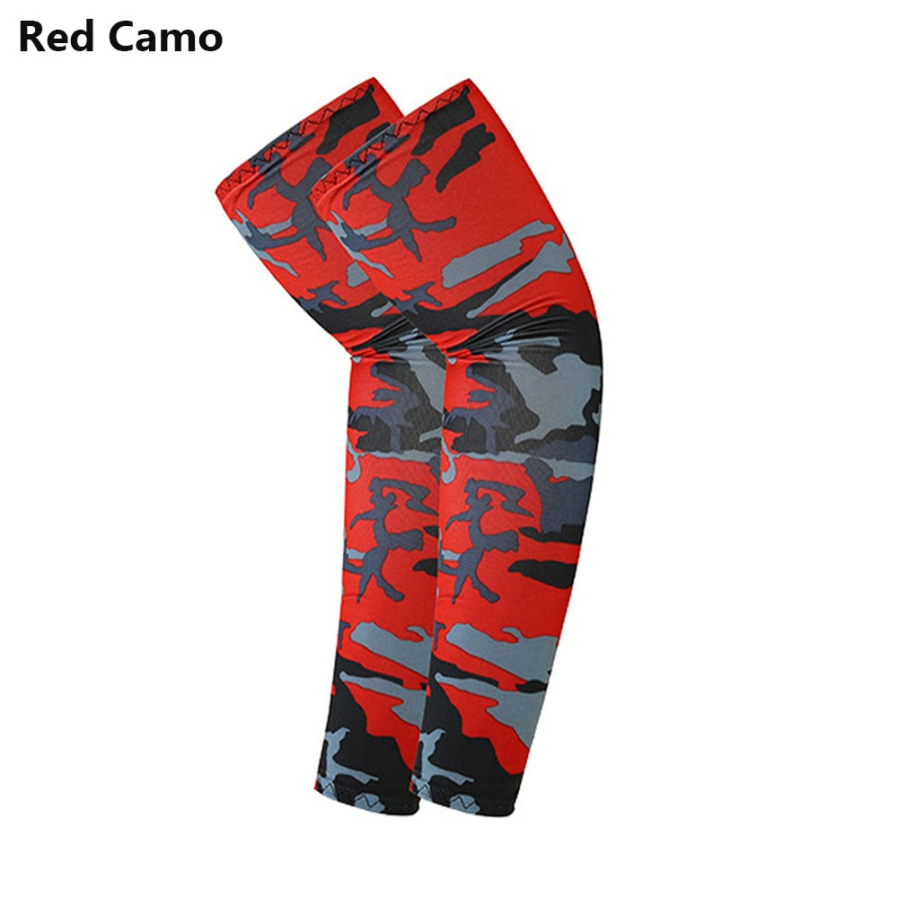 Cooling Sports Arm Sleeves (2-Pack) | UV Protection for Running, Cycling & Fishing