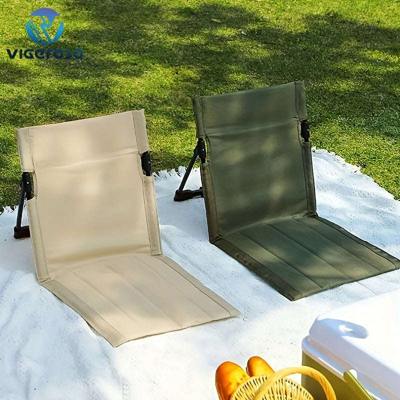 Ultra-Light Folding Chair For Camping, Beach, And Road Trips - Durable Aluminum Alloy, Portable And Comfortable