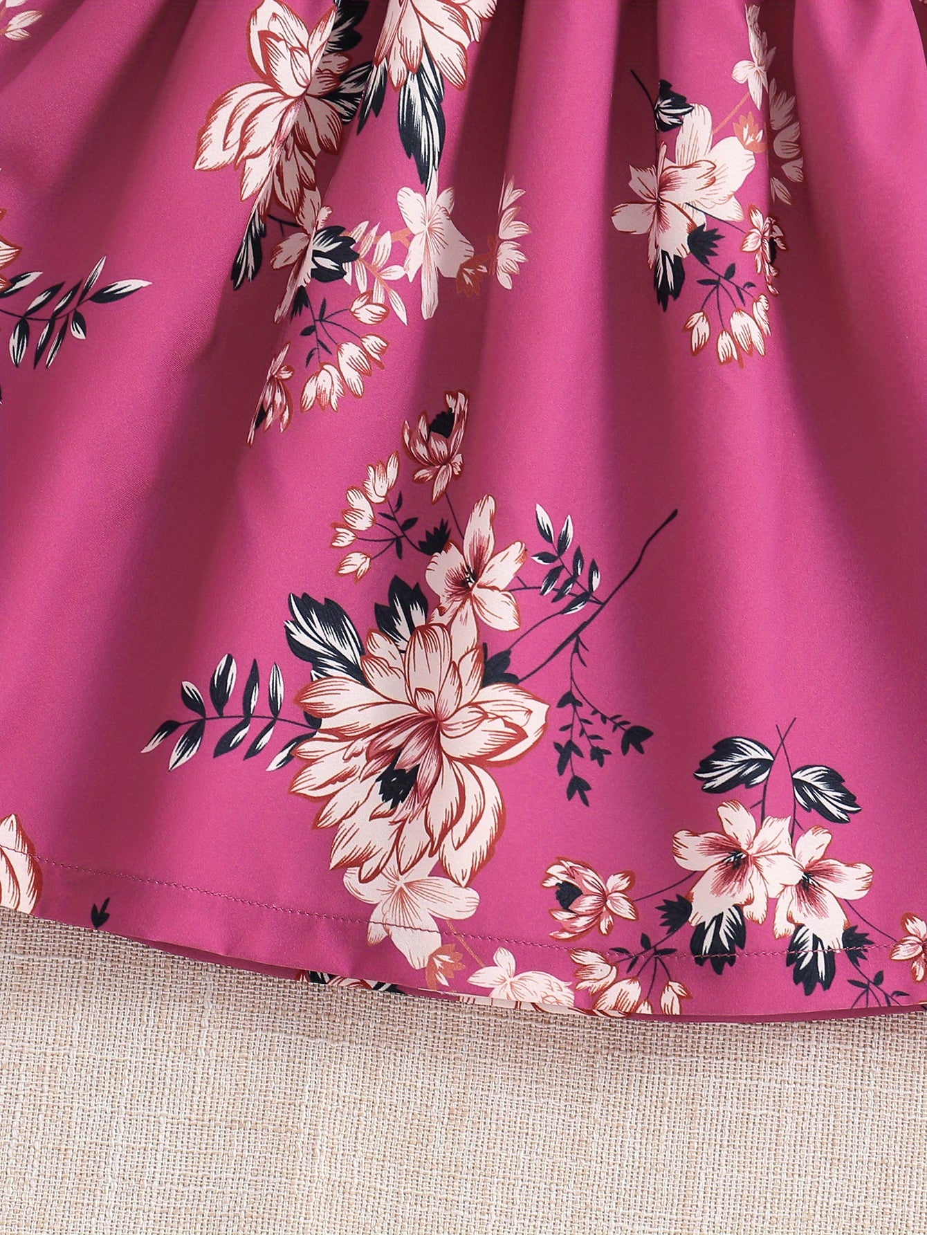 Girls Floral Princess Dress