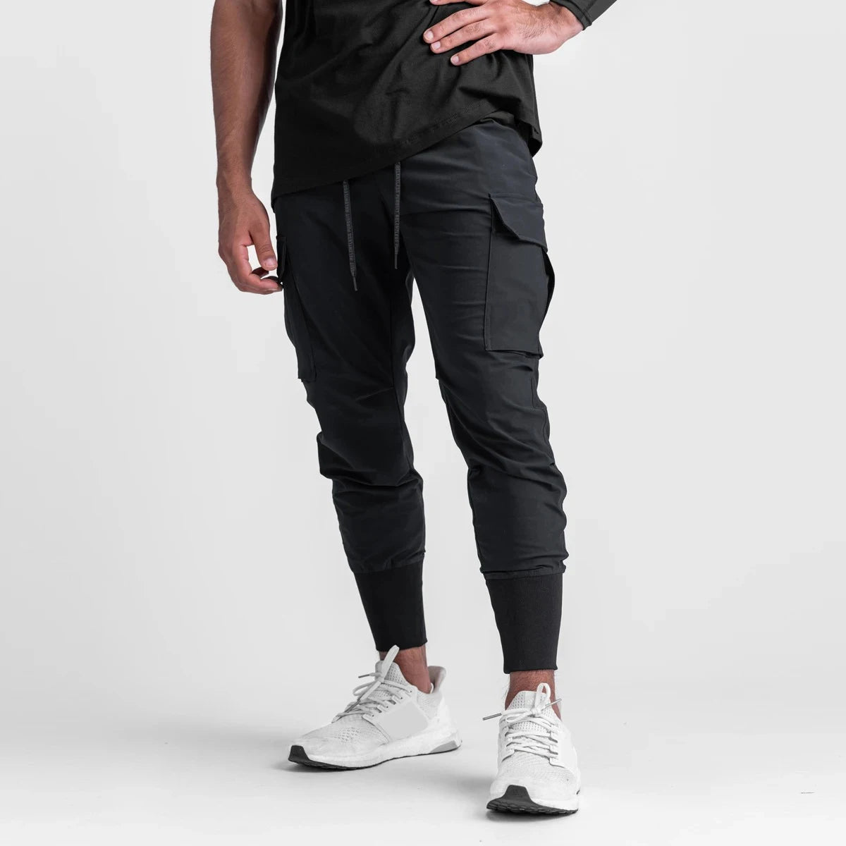 Men's Cargo Jogger Pants – Quick-Dry Athletic Sweatpants with Pockets