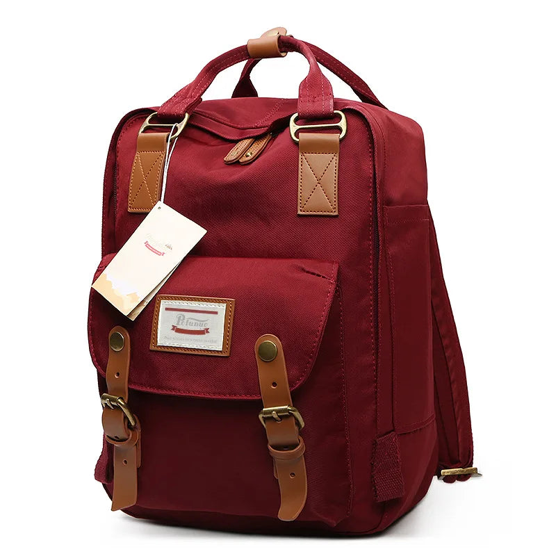 Nylon Laptop Backpack 16L | Multi-Pocket School & Travel Bag