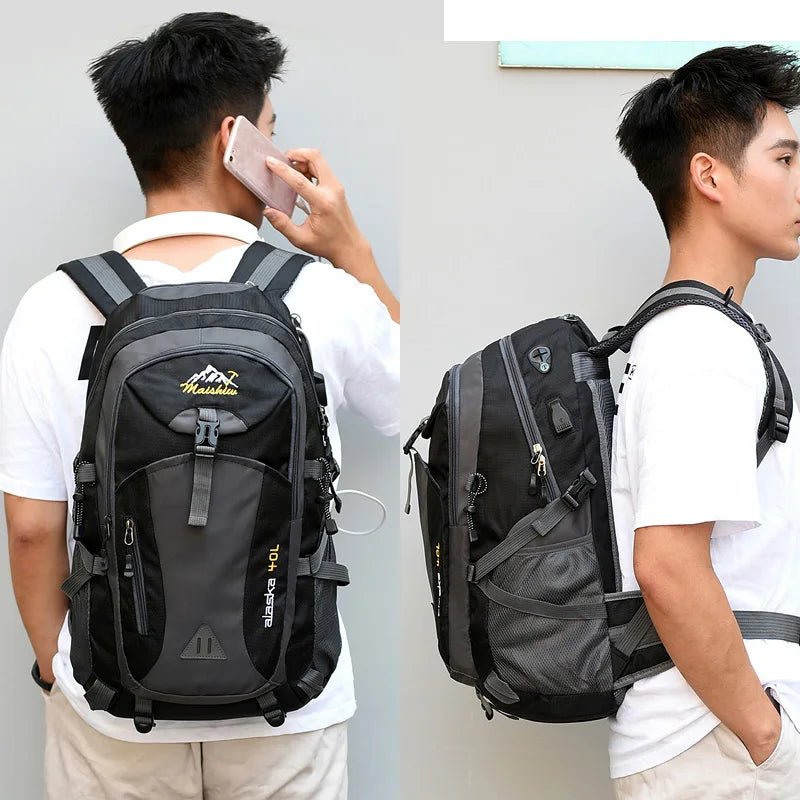 Waterproof Hiking Backpack for Men – Anti-Theft, 36-55L Outdoor Travel & Camping Bag
