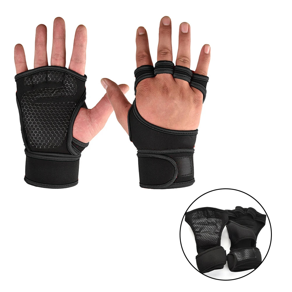 Wrist Support Weightlifting Gloves | Gym Training & Bodybuilding for Men & Women