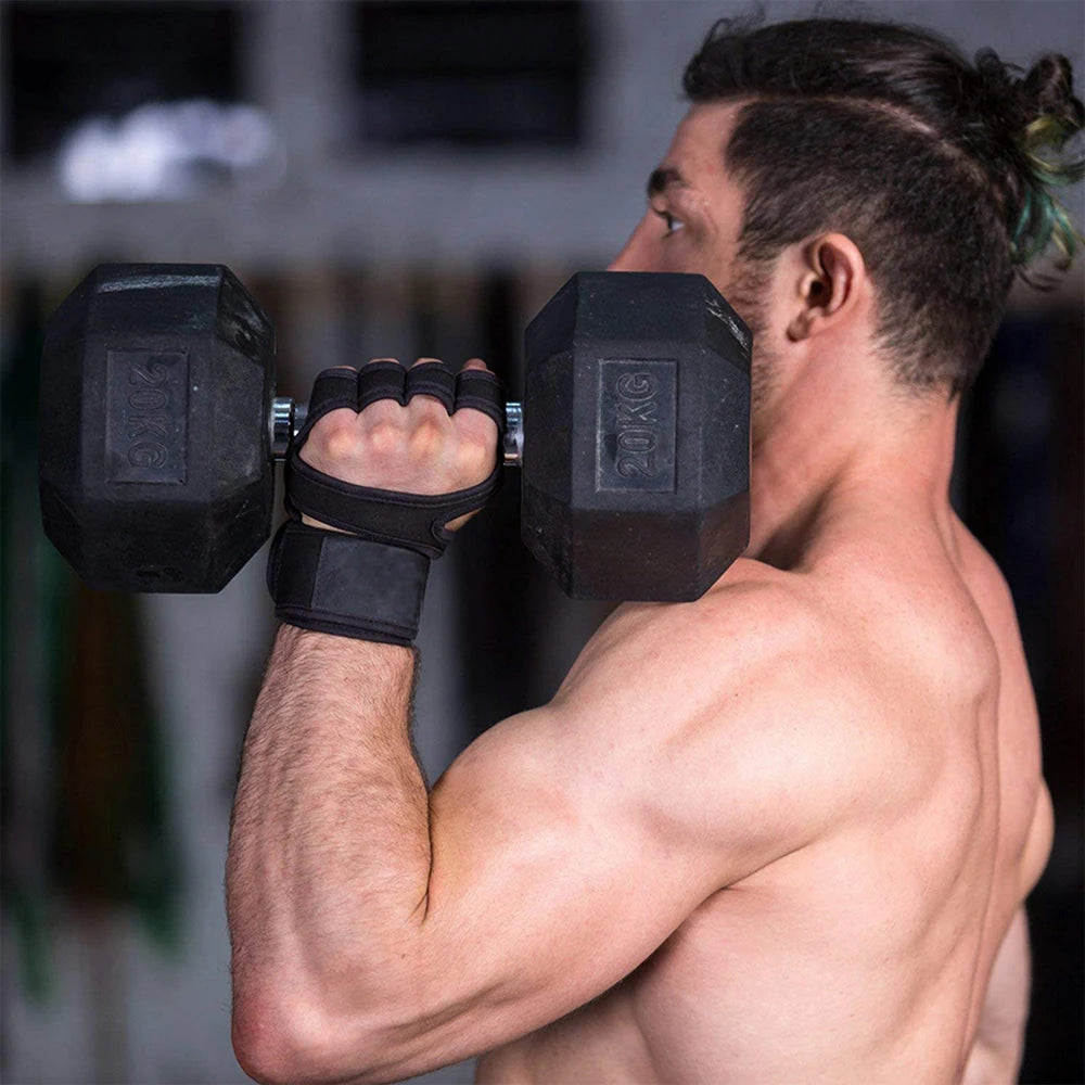 Wrist Support Weightlifting Gloves | Gym Training & Bodybuilding for Men & Women