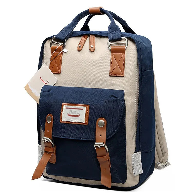 Nylon Laptop Backpack 16L | Multi-Pocket School & Travel Bag