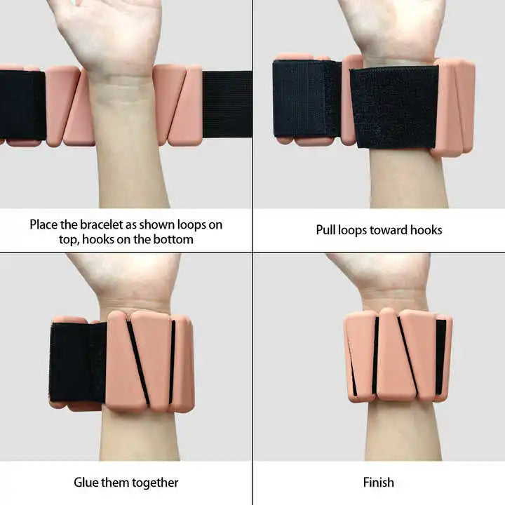 Silicone Ankle & Wrist Weights – Pilates, Yoga & Strength Training | 1lb, 2lb, 4lb Pairs