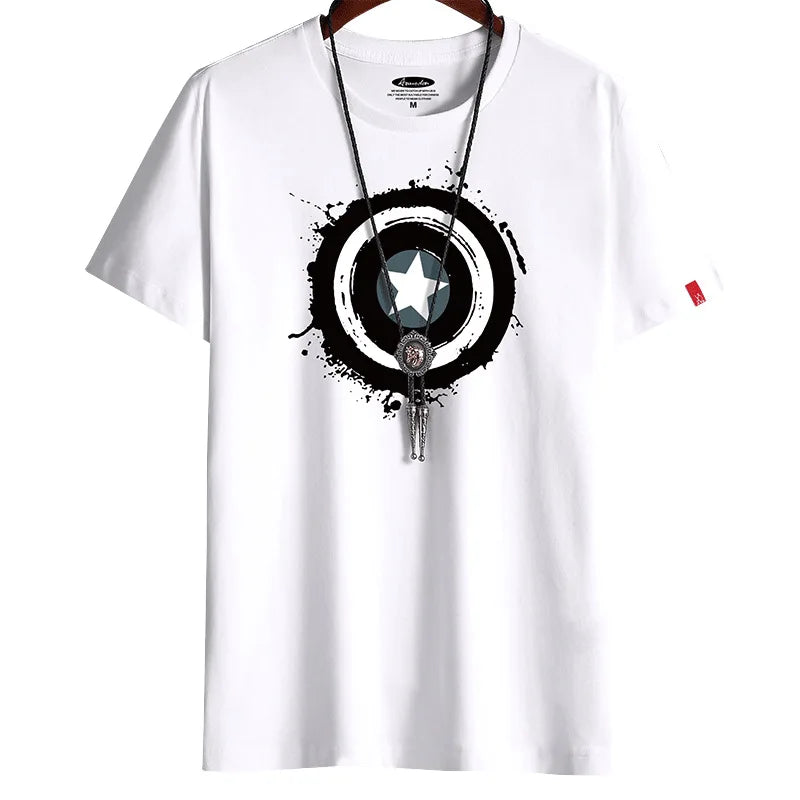 Men's Solid Cotton T-Shirt – Casual O-Neck Short Sleeve Tee | S–6XL