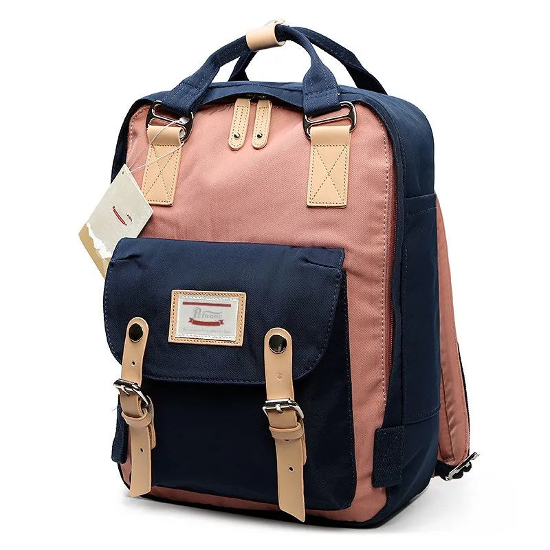 Nylon Laptop Backpack 16L | Multi-Pocket School & Travel Bag