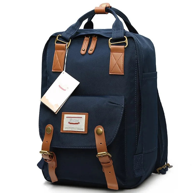 Nylon Laptop Backpack 16L | Multi-Pocket School & Travel Bag