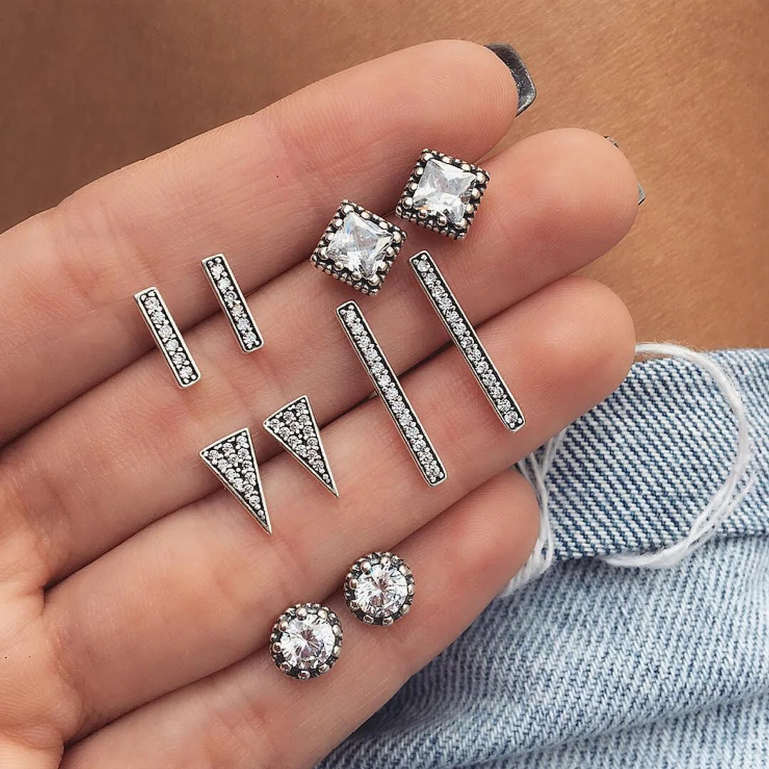 Women's Bohemian Shell & Starfish Dangle Earring Set – Beach Pearl Conch Drop Jewelry