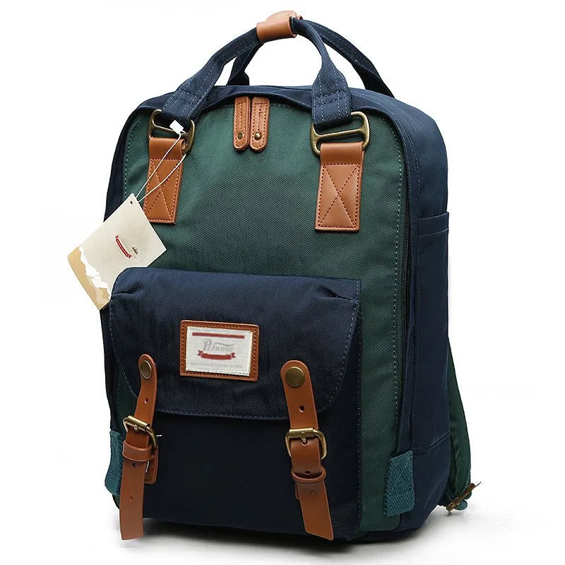 Nylon Laptop Backpack 16L | Multi-Pocket School & Travel Bag