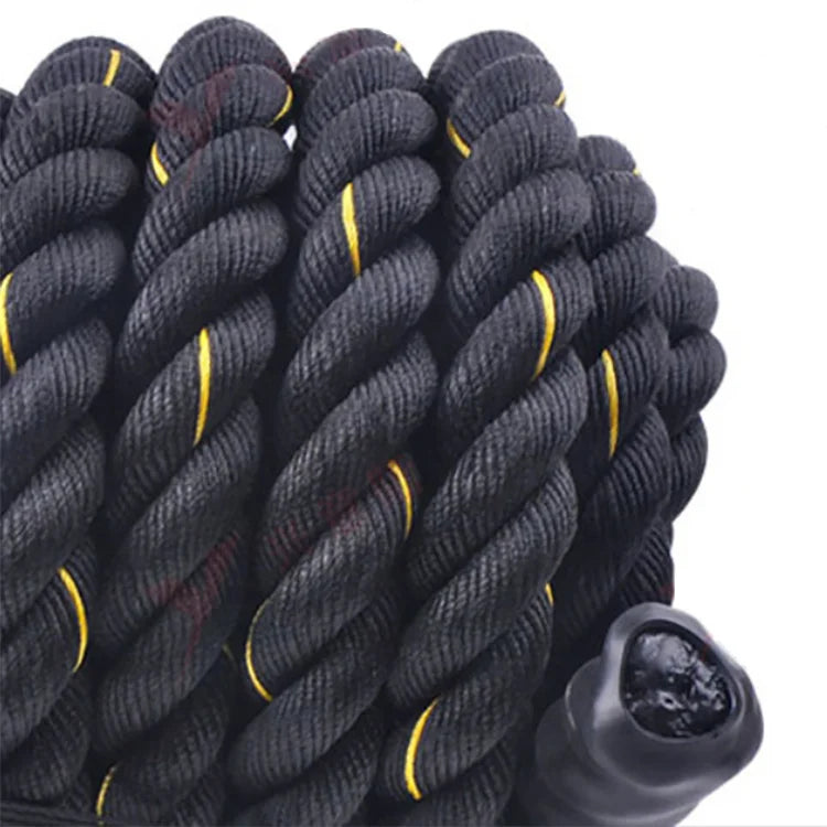 Heavy Weighted Battle Rope – 25mm Polyester Training Rope for Strength & Cardio Workouts