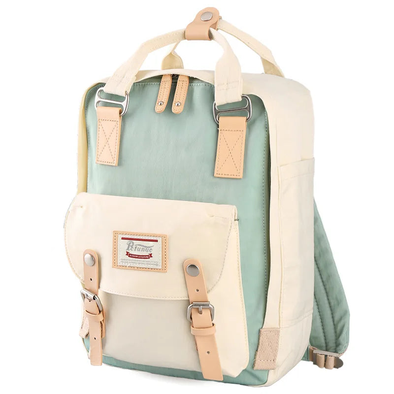 Nylon Laptop Backpack 16L | Multi-Pocket School & Travel Bag