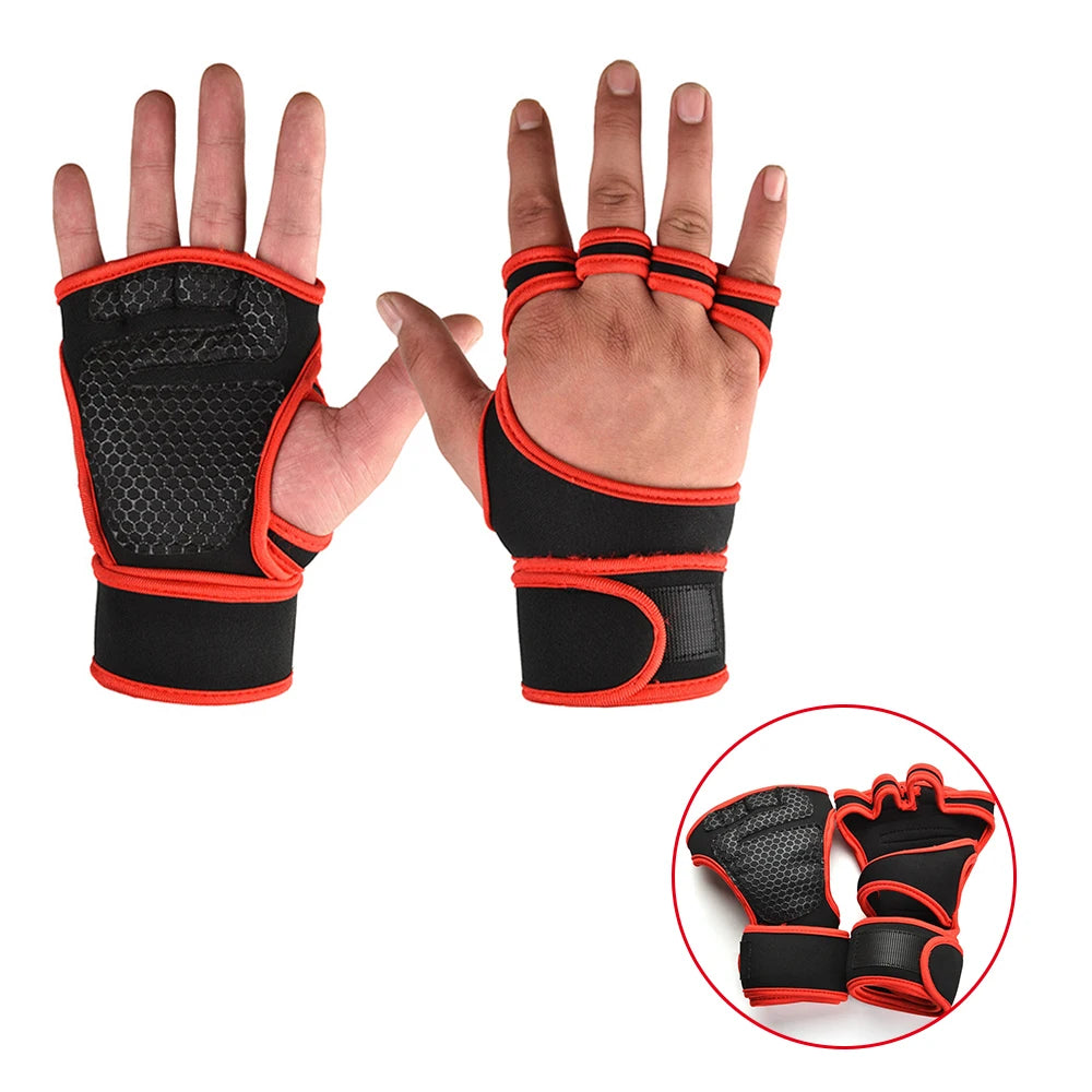 Wrist Support Weightlifting Gloves | Gym Training & Bodybuilding for Men & Women