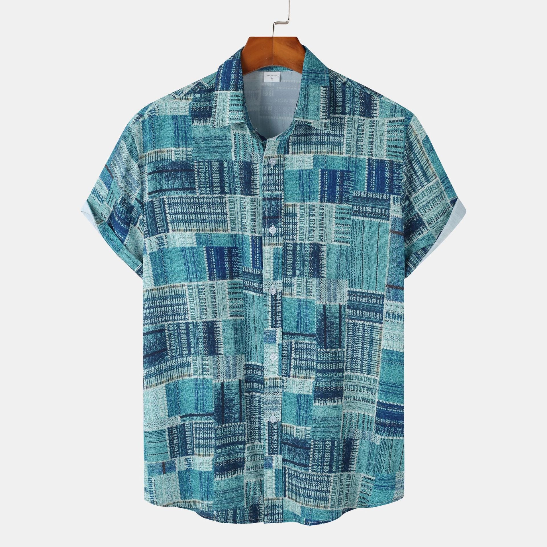 Men's Floral Hawaiian Short Sleeve Shirt | Casual Beach Button-Down