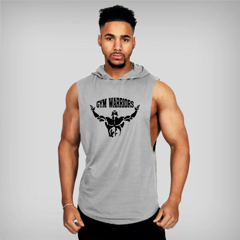 Men's Loose Cotton Training Vest – Sleeveless Gym Tank Top for Bodybuilding