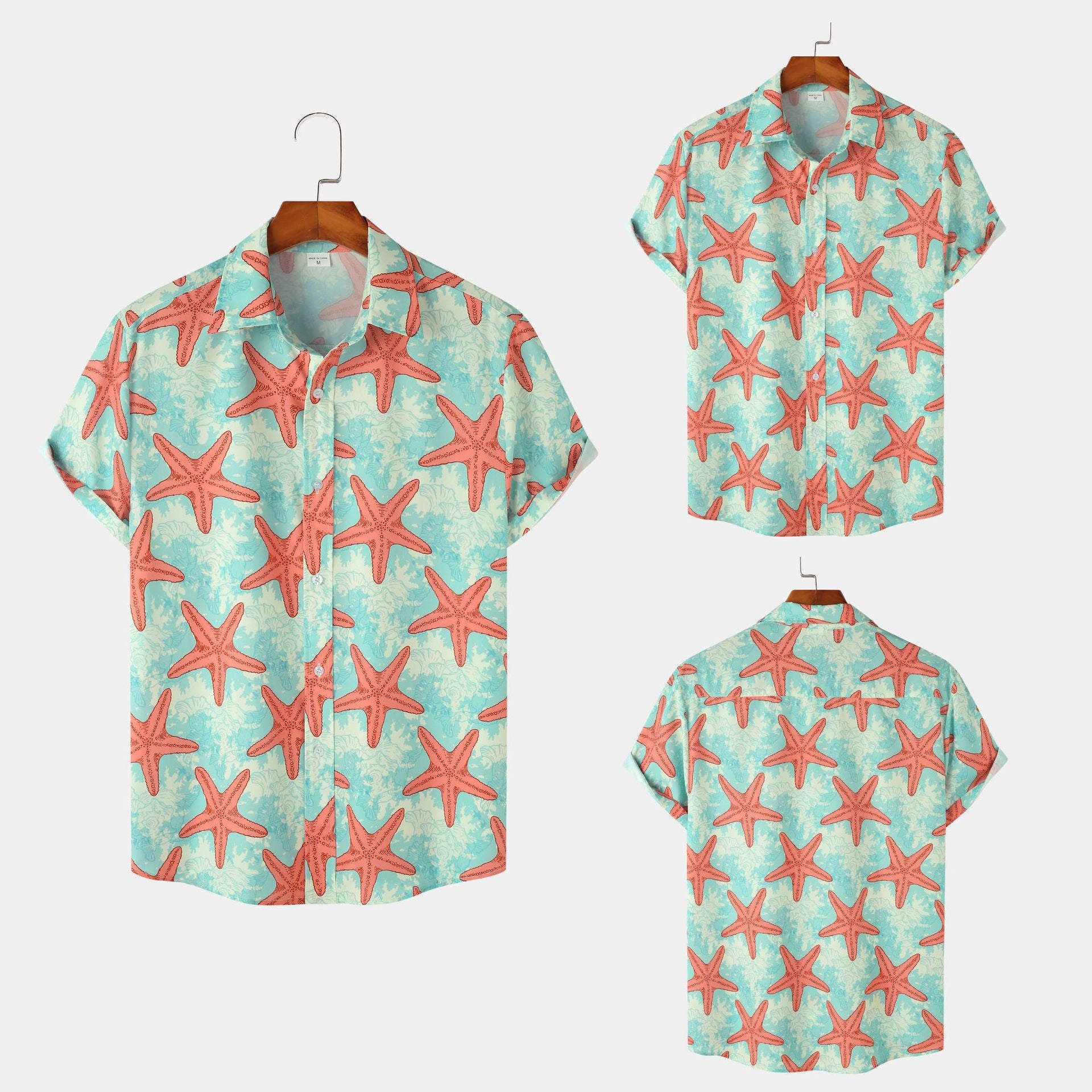 Men's Floral Hawaiian Short Sleeve Shirt | Casual Beach Button-Down