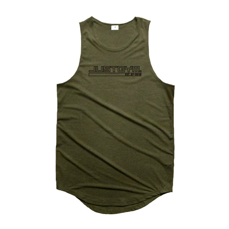 Men's Quick-Dry Sports Vest – Loose Fit Sleeveless Bodybuilding Tank Top