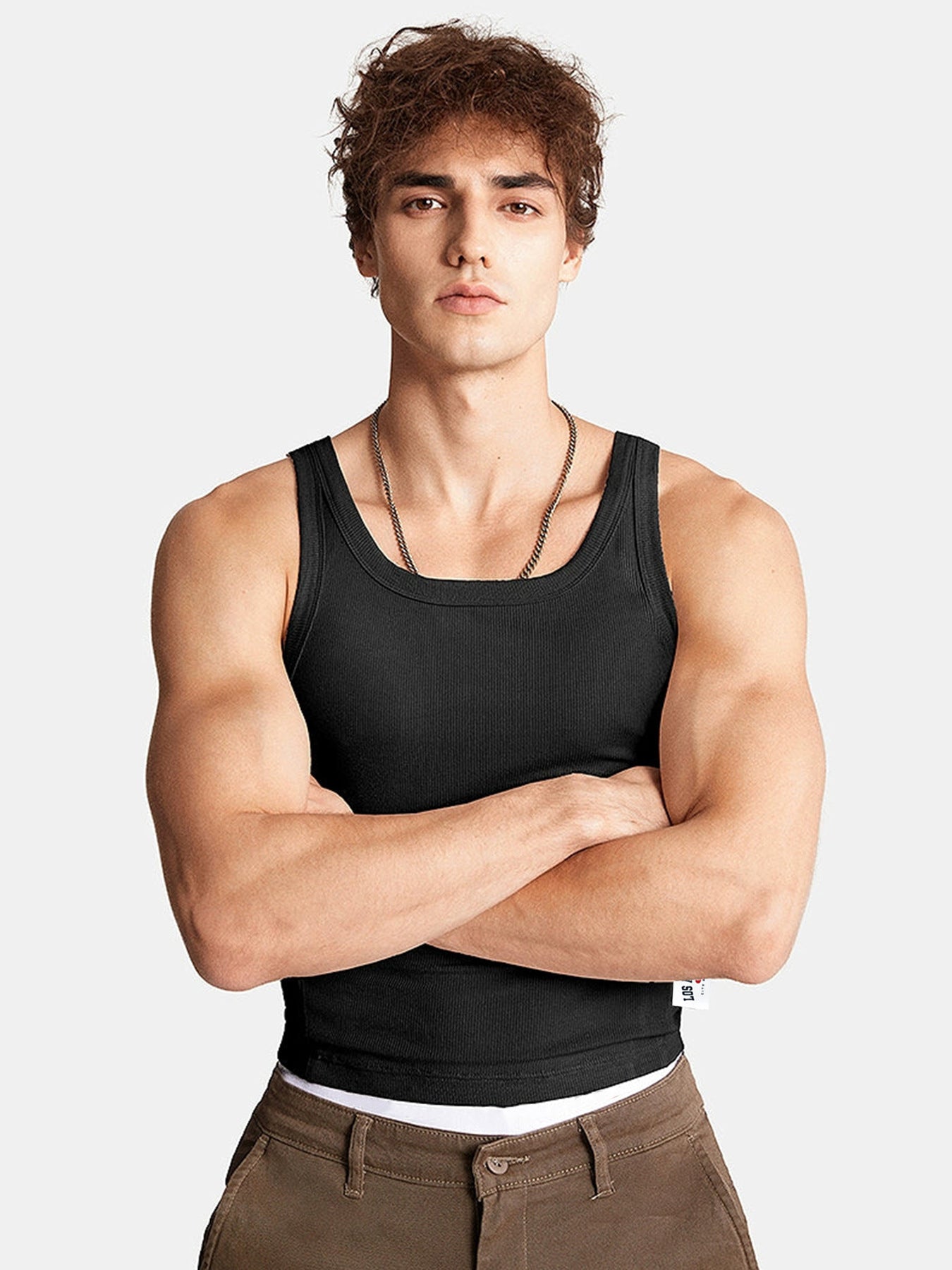 Men's Slim Fit Gym Vest – Quick-Dry Breathable Muscle Tank Top