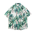 Quick-Dry Floral Hawaiian Beach Shirt | Men's & Women's Couple Style