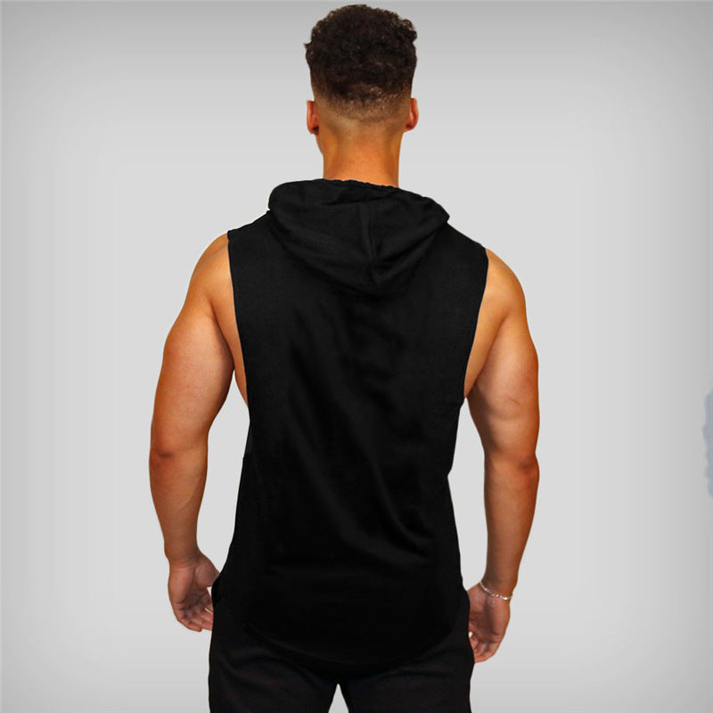 Men's Loose Cotton Training Vest – Sleeveless Gym Tank Top for Bodybuilding