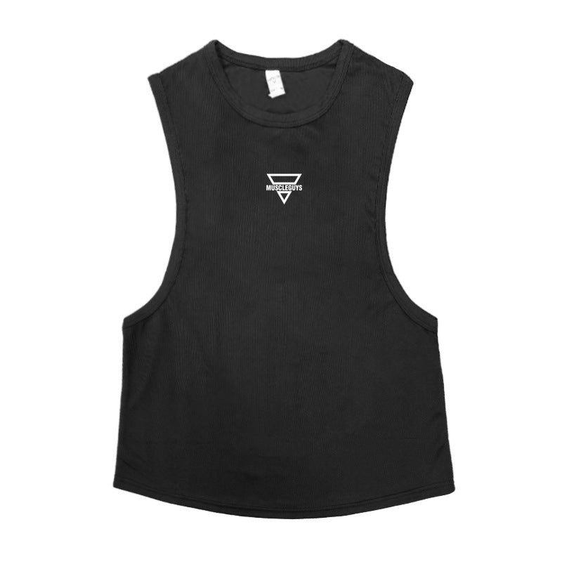 Men's Muscle Fit Sleeveless Training Vest – Loose Bodybuilding Tank Top