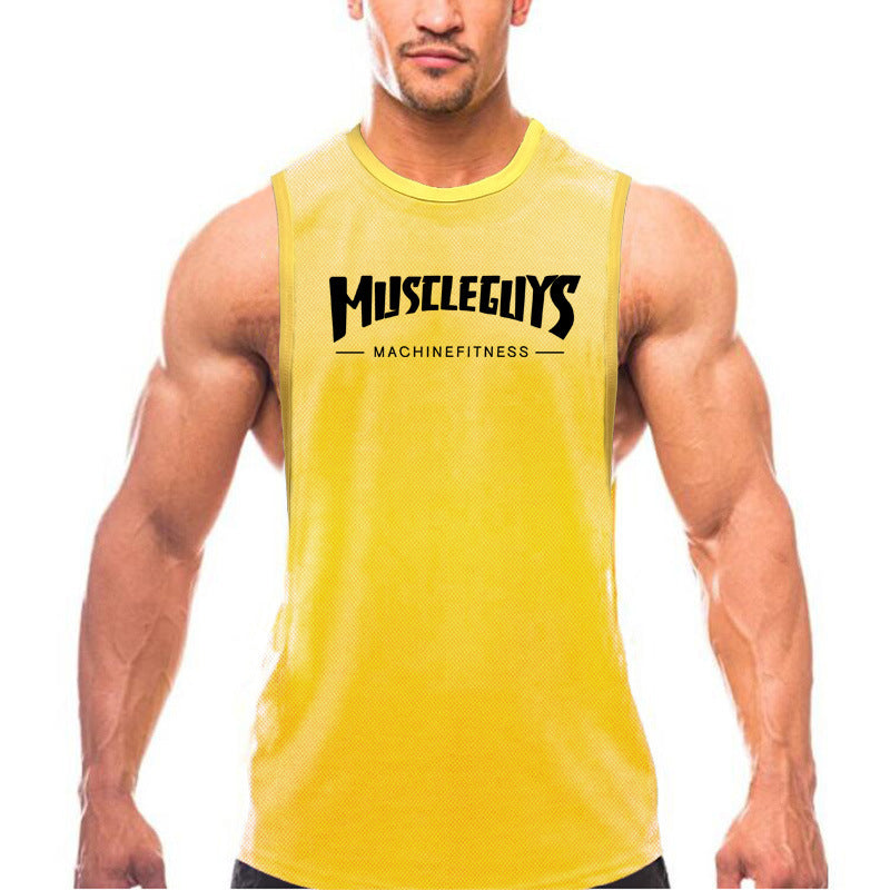 Men's Quick-Dry Fitness Vest – Breathable Running & Bodybuilding Tank Top