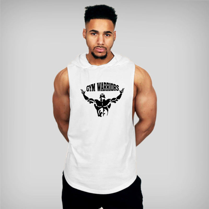 Men's Loose Cotton Training Vest – Sleeveless Gym Tank Top for Bodybuilding