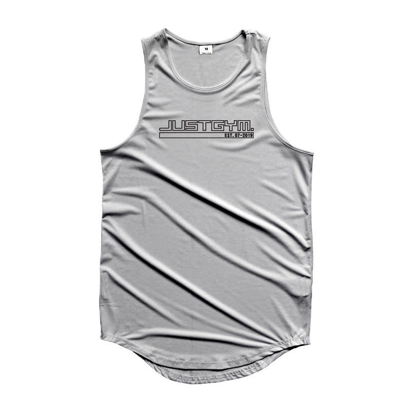 Men's Quick-Dry Sports Vest – Loose Fit Sleeveless Bodybuilding Tank Top