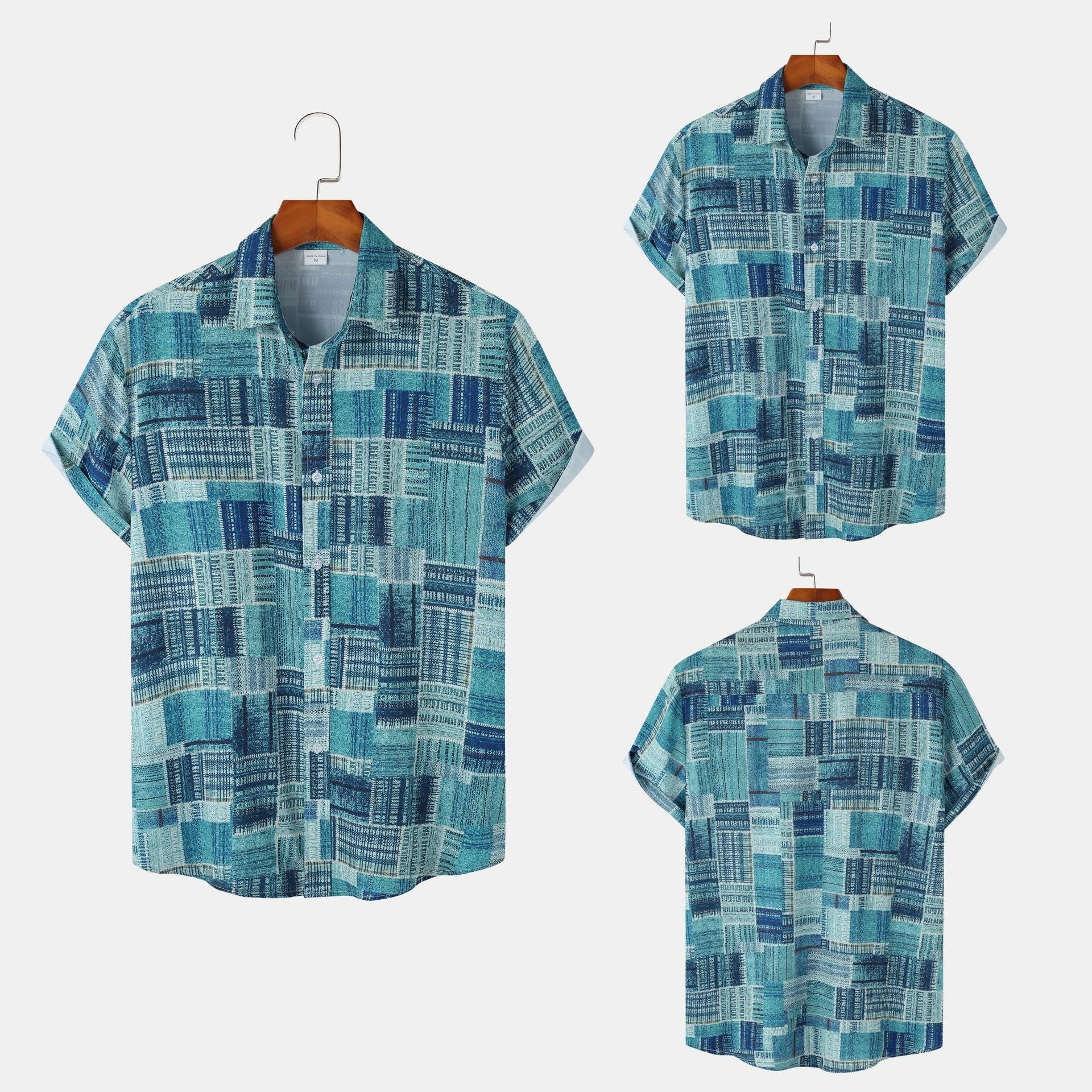 Men's Floral Hawaiian Short Sleeve Shirt | Casual Beach Button-Down