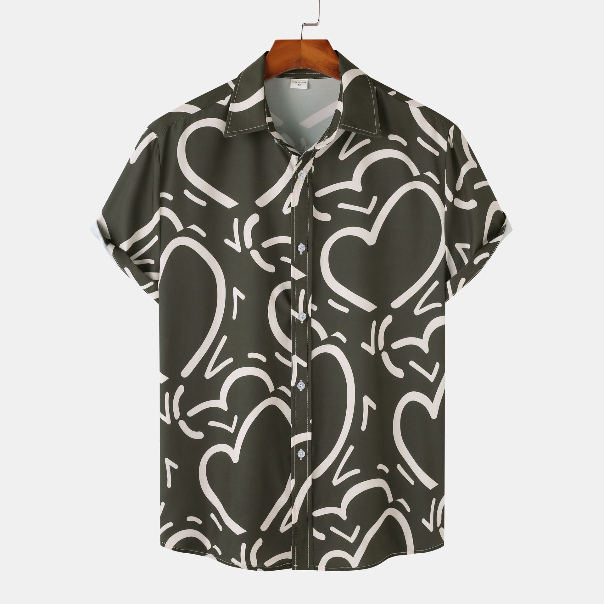 Men's Floral Hawaiian Short Sleeve Shirt | Casual Beach Button-Down