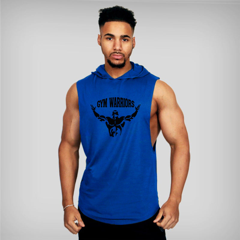 Men's Loose Cotton Training Vest – Sleeveless Gym Tank Top for Bodybuilding
