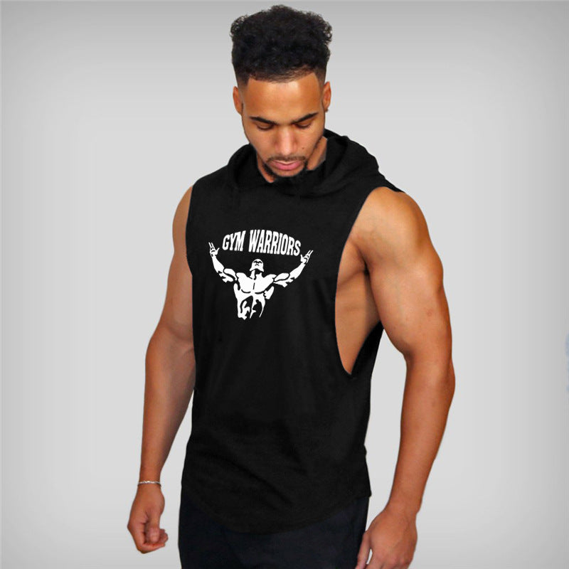 Men's Loose Cotton Training Vest – Sleeveless Gym Tank Top for Bodybuilding